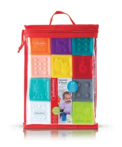 Infantino - Squeeze & Stack Blocks
