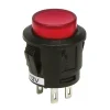 Interrupteur à pression rouge 12 V