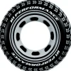 Intex Bouée - 91cm - Noir Gris - Pneumatique