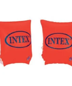 Intex Brassards de Natation Luxe - 3-6 ans - PVC - Orange/Blanc