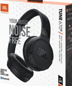 JBL Tune 670NC Casque sans fil supra-auriculaire - Réduction de bruit - Noir
