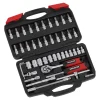 Jeu à douilles 46 pièces 1/4''