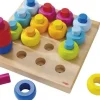 Jeu à enficher anneaux multicolores