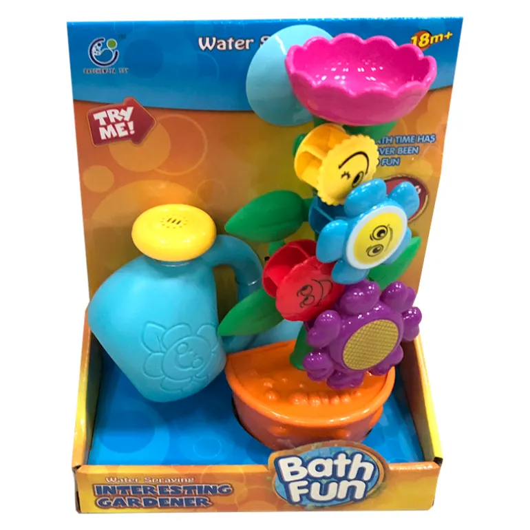 Jeu de bain fleur