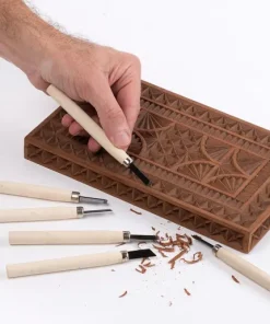 Jeu de ciseaux à bois mini 6 pièces