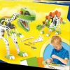 Jeu de construction dinosaure en métal