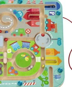 Jeu magnétique labyrinthe de ville