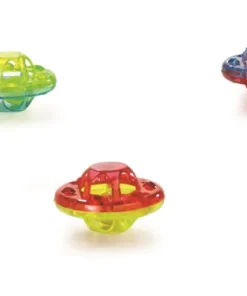 Jouet chat acryl ufo avec ratelier