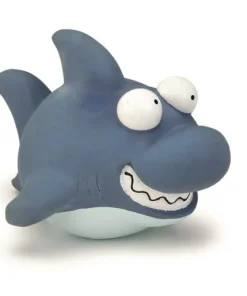 Jouet chien en latex sharky bleu