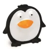 Jouet chien plat en vinyl pingy noir