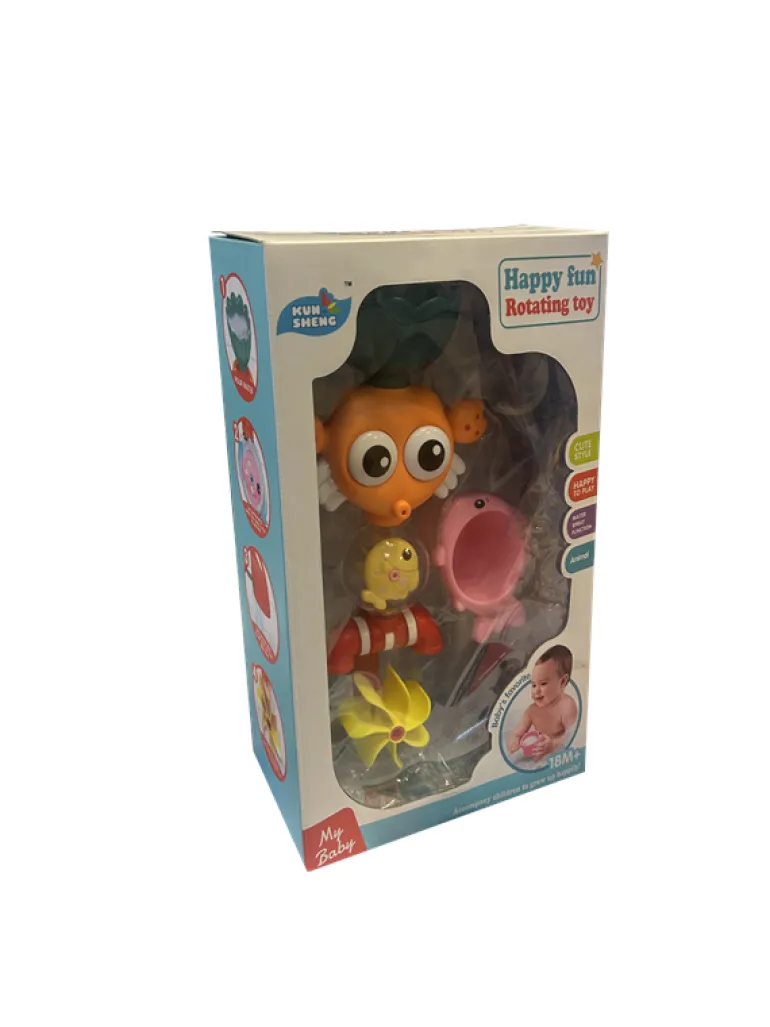 Jouet de bain crabe avec moulin