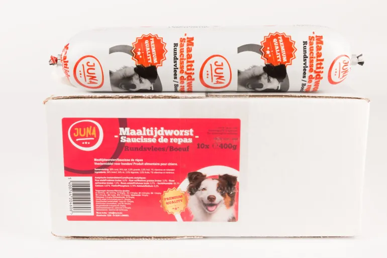 Juna saucisse repas boeuf
