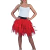 Jupe en Tulle Rouge Femme - Taille Unique