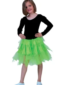 Jupe en Tulle Vert Fille - Taille Unique