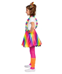 Jupe Pride Arc-en-ciel Rosy Fille - Taille unique