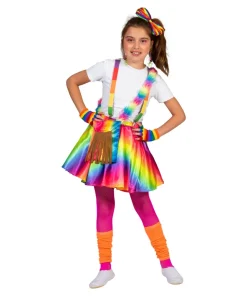 Jupe Pride Arc-en-ciel Rosy Fille - Taille unique