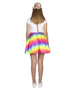 Jupe Pride Arc-en-ciel Rosy Femme - Taille unique