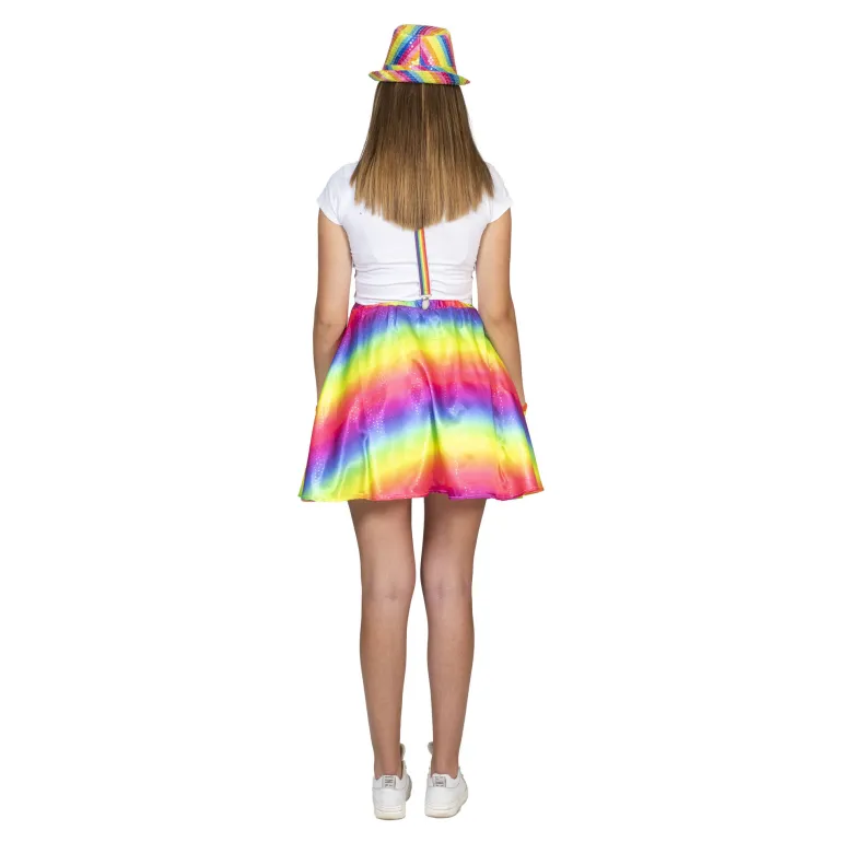 Jupe Pride Arc-en-ciel Rosy Femme - Taille unique
