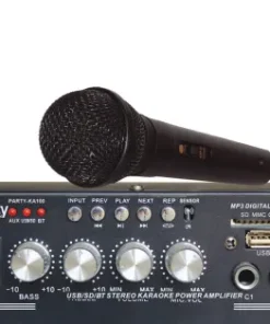 Karaoke Set W/Usb Mic + 2Spk