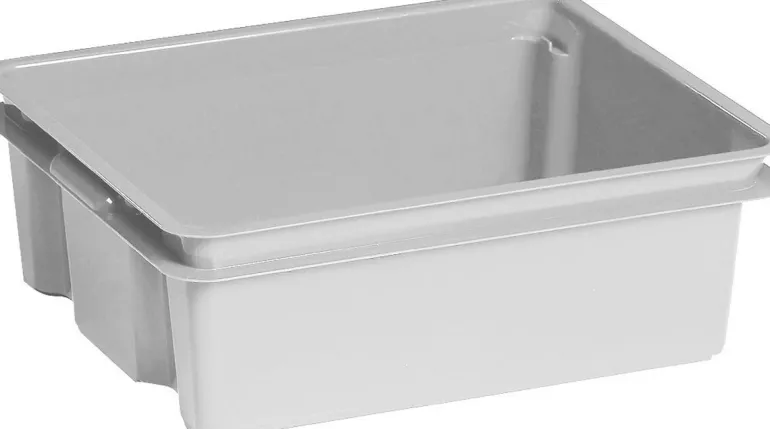 Keter Crownest Boîte de Rangement Gris Clair - 43x36x14,5cm - 17L
