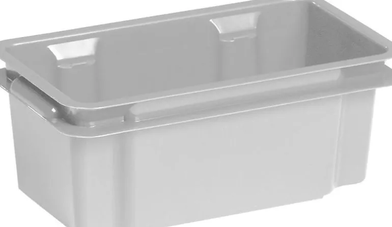 Keter Crownest Boîte de Rangement Gris Clair - 36x21x35,5cm - 7L