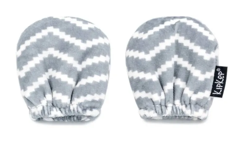 KipKep Moufles anti-rayures Silver grey