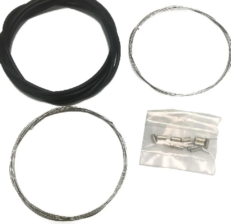 Kit de câbles inoxydables pour dérailleur