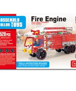 Kit de construction voiture pompiers 528 pièces