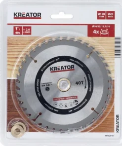 Kreator KRT020407 Lame de scie circulaire Bois - ?150mm - 40 dents