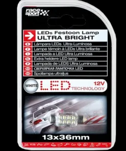 Lampe 13 x 36 mm blanche