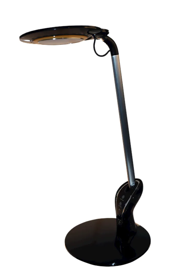 Lampe de bureau LED, noir 8W