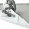 Lapidou Doudou couverture anthracite - blanc