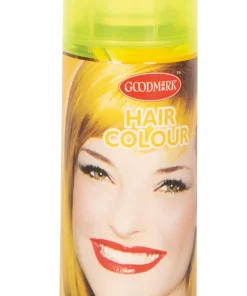 Laque Cheveux Fluo Jaune En Spray - 125 ml
