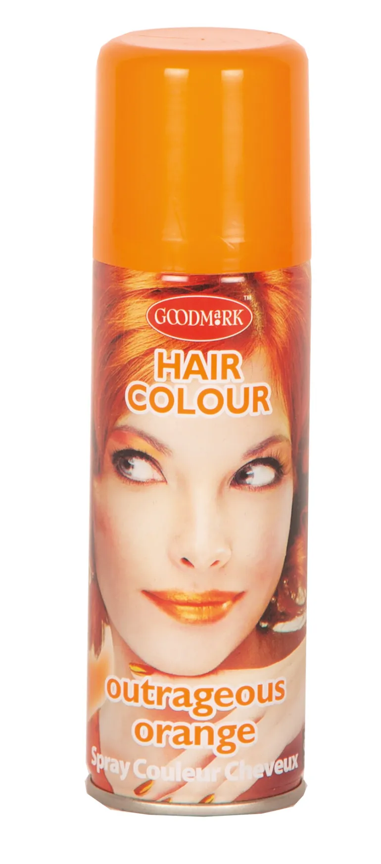 Laque Cheveux Fluo Organge En Spray - 125 ml