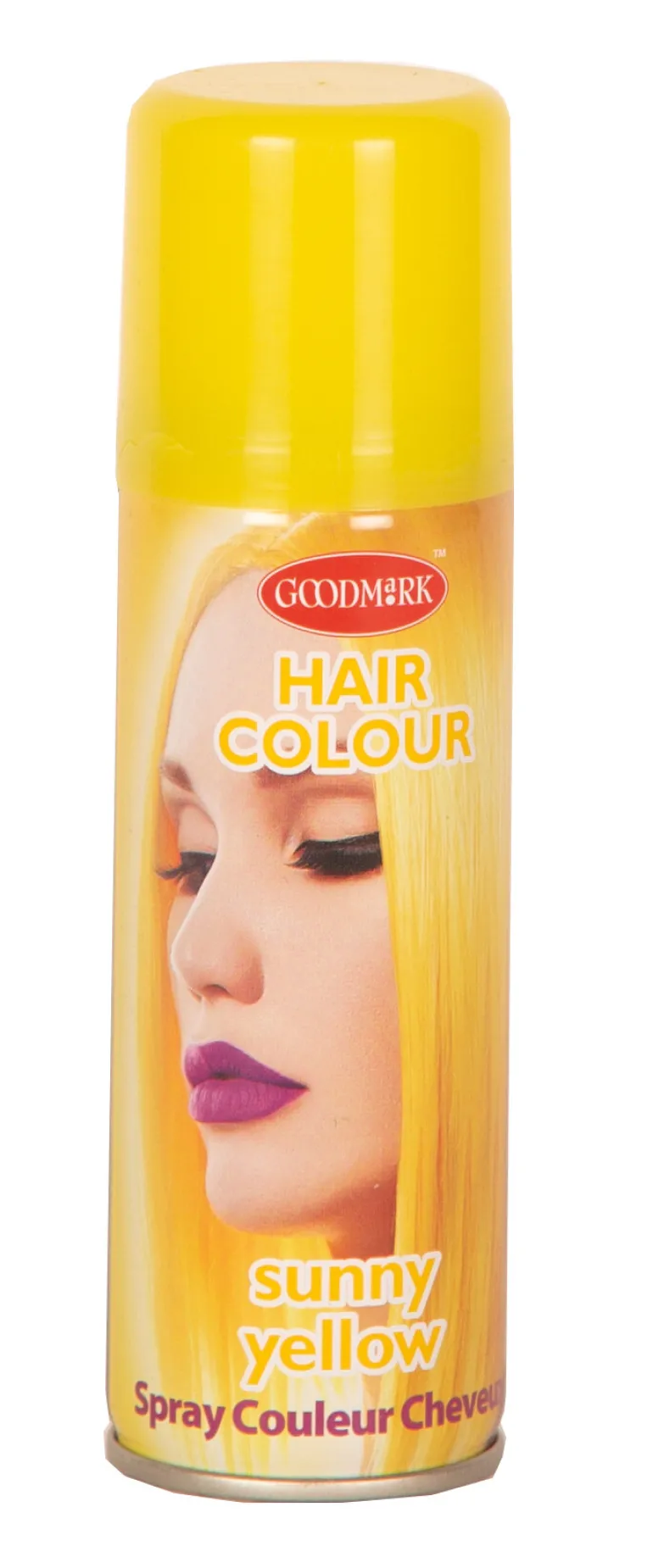 Laque Cheveux Jaune En Spray - 125 ml