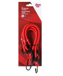 élastique 4 bras 8 mm x 60 cm rood