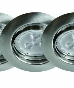 Led 3 x GU10 3,7W satin