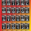 Lettre 3D 10x48pcs 28mm