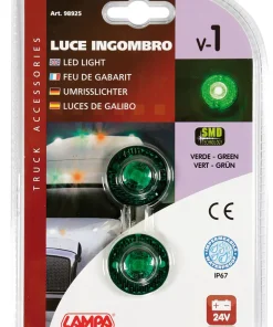 Lumière Led V-1 24V Vert