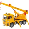 Man Camion-Grue Jaune