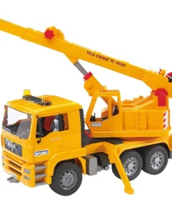 Man Camion-Grue Jaune