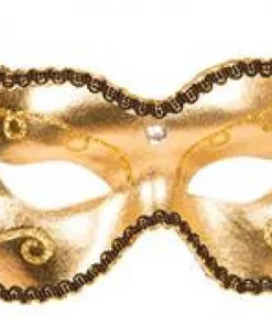 Masque Pour Les Yeux Or Avec Paillettes