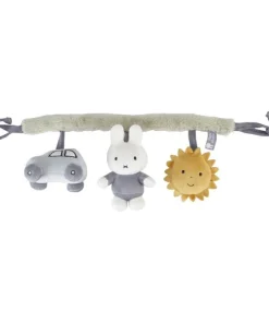 Miffy Car Chaîne d'activités pour Poussette Fluffy Blue