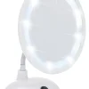 Miroir cosmétique led blanc 3x
