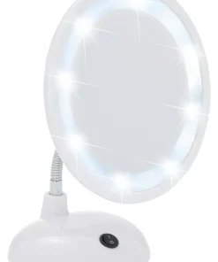 Miroir cosmétique led blanc 3x