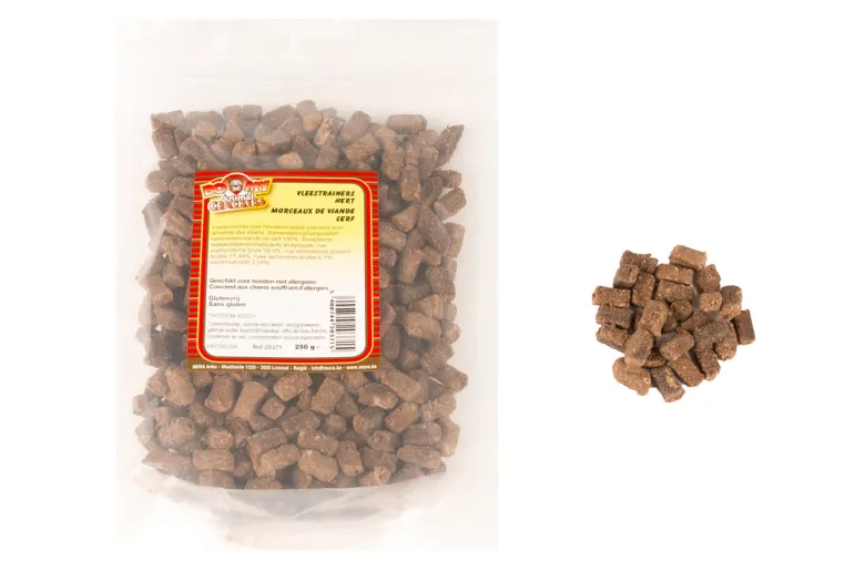 Morceaux de viande cerf 250 gr