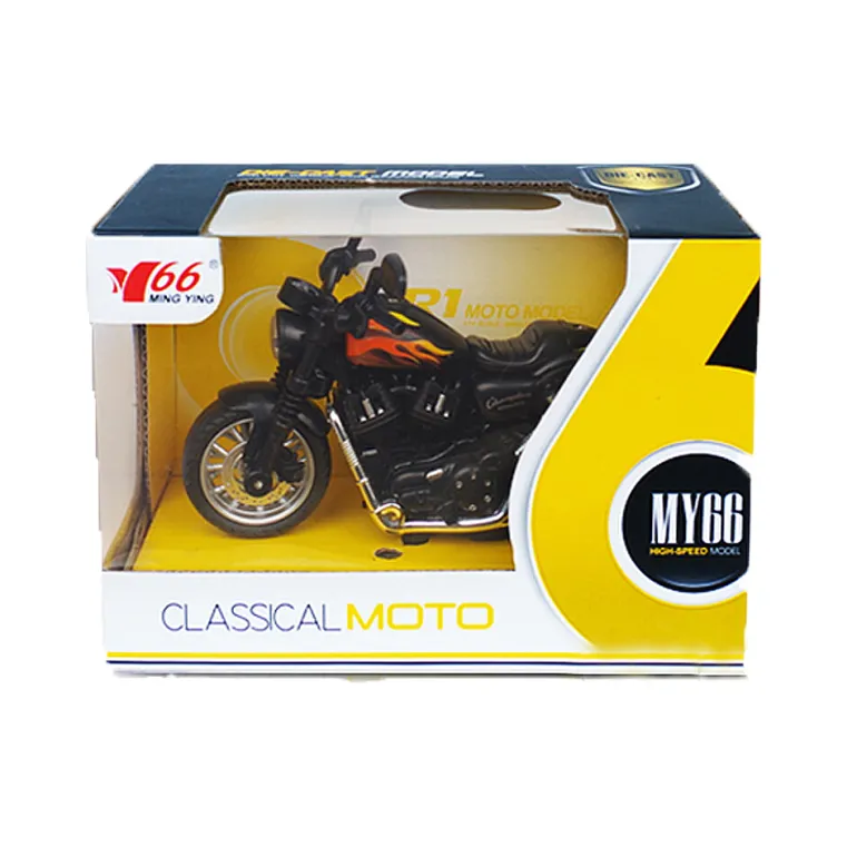 Moto de course avec son et lumière