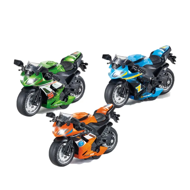Moto de rally avec son et lumière