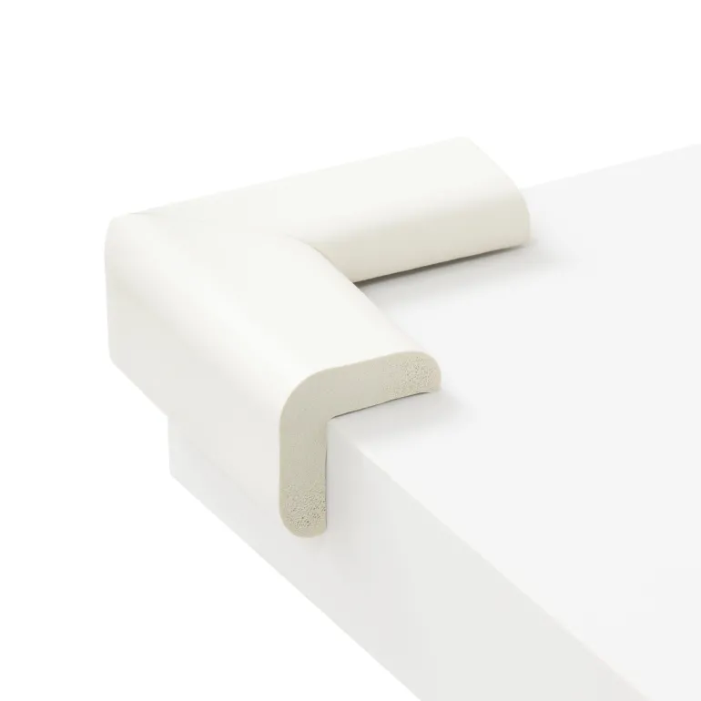 Mousse coins de table blanc x4
