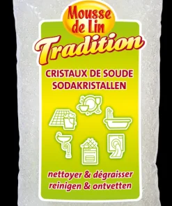 Mousse de lin cristaux de soude